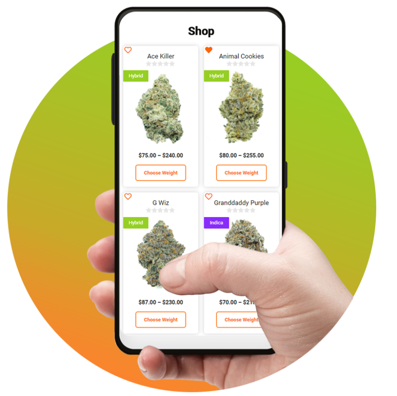 Shop at WeedDelivery.io for Same day Delivery
