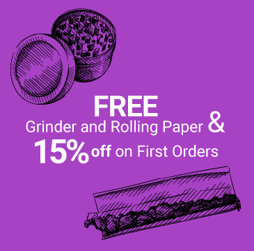 15% off first order for Weed