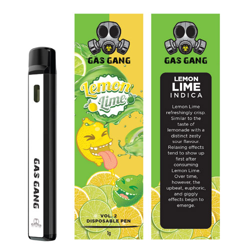 Gas Gang Weed Vape Pen Lemon Lime