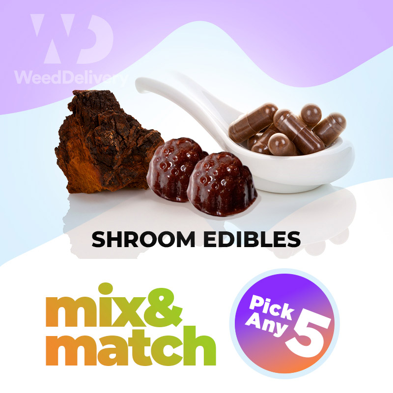 Mix and Match Shroom Edibles | weeddelivery.io
