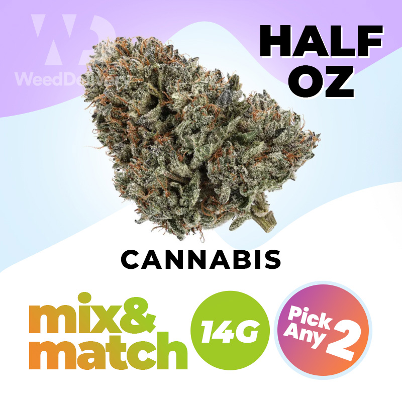 Half Oz (14G) - Mix & Match - Pick 2 Cannabis Strains