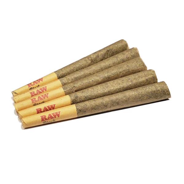 Raw rolling paper and tip joint