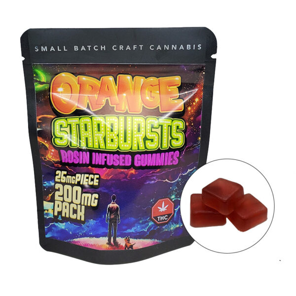 Havour Addicts - Orange Starbursts Rosin Infused Gummies