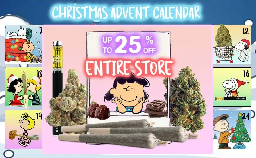 25% off Entire Weed Store