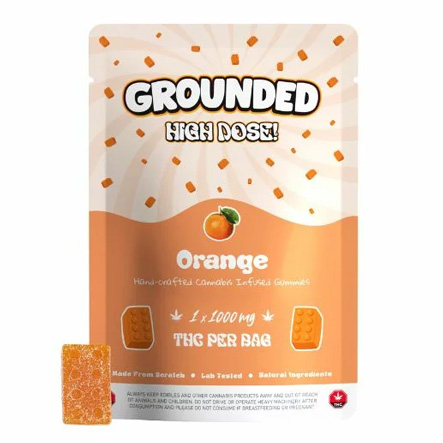 GROUNDED HIGH DOSE BRICKS THC Infused Gummies (1000MG)