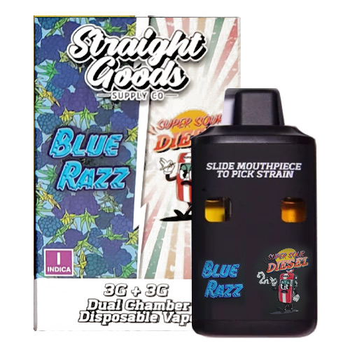 Straight Goods Vape - Blue Razz | Super Sour Diesel 6g