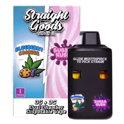 Straight Goods - Blueberry Cookies and Bubba Kush 6000mg