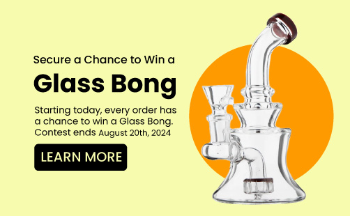 Give Away Weed Glass Bong