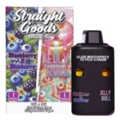 Straight Goods Dual Chamber Vape 6g- Blackberry x Blueberry and Jelly Roll