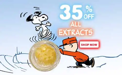 35% off all THC Extracts