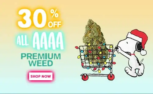 30% off all Premium Cannabis