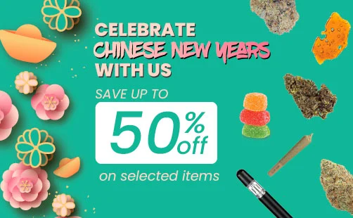 Chinese New Years Weed Sale, Up to 50% off