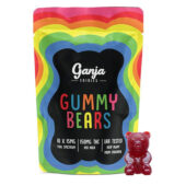 Ganja Edibles Gummy Bears 150mg Black Cherry
