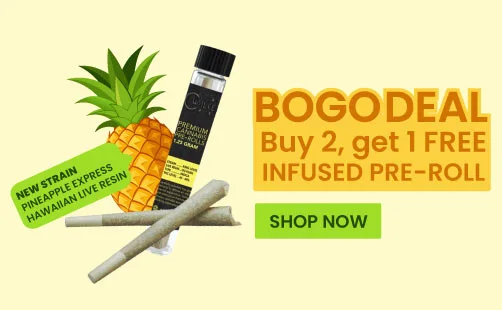 BOGO Deal Pre-rolls - Buy 2, get 1 FREE