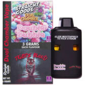 Straight Goods – Dual Chamber Vape – Double Bubble + Tigers Blood 6 gram