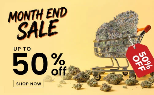 New Cannabis Sale - Up to 50% off