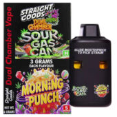Straight Goods Dual Chamber Vape 6g – Sour Gascan + Morning Punch